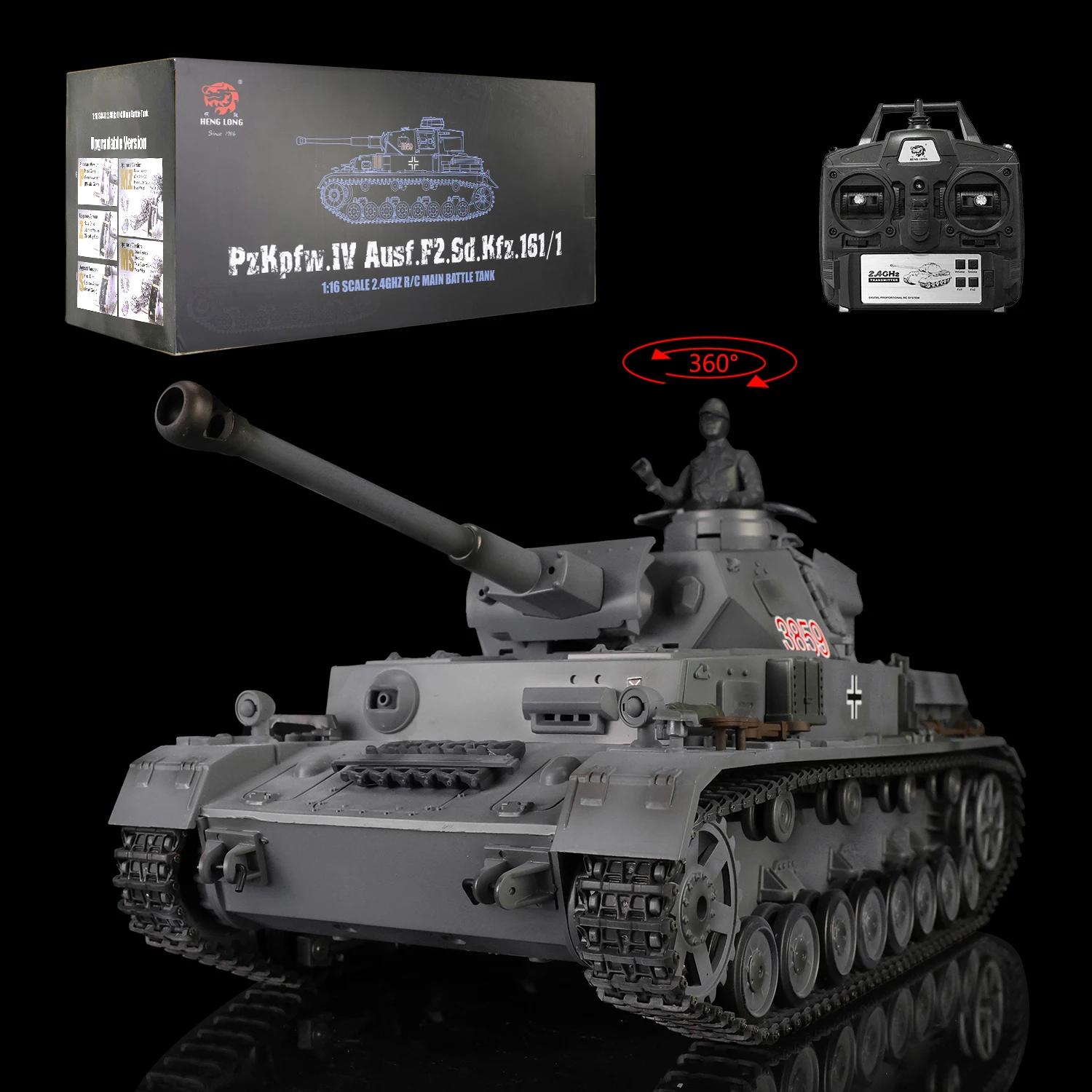 1/16 Henglong ȸ 7.0 öƽ  Panzer IV F2 RTR RC ũ 3859 360  ͷ ܼ  Ŀ BB Կ 峭 TH17412